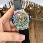 Hublot Big Bang Tourbillon Rainbow Diamond Limited Edition Copy Watch